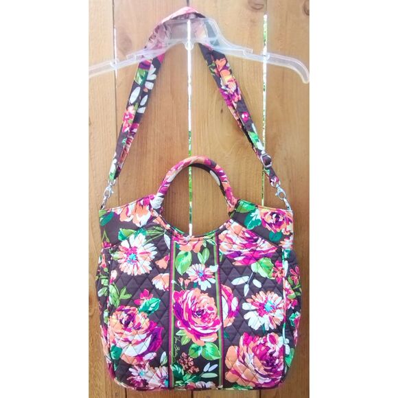 Vera Bradley English Rose Shoulder/Hand Bag Purse - Retired - Picture 7 of 7